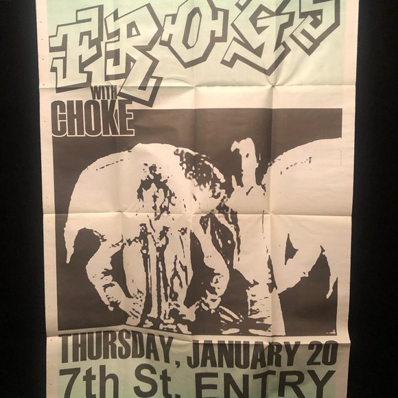 The Frogs RARE Vintage 1/20/01 7th Street Entry Minneapolis Concert Poster 2001